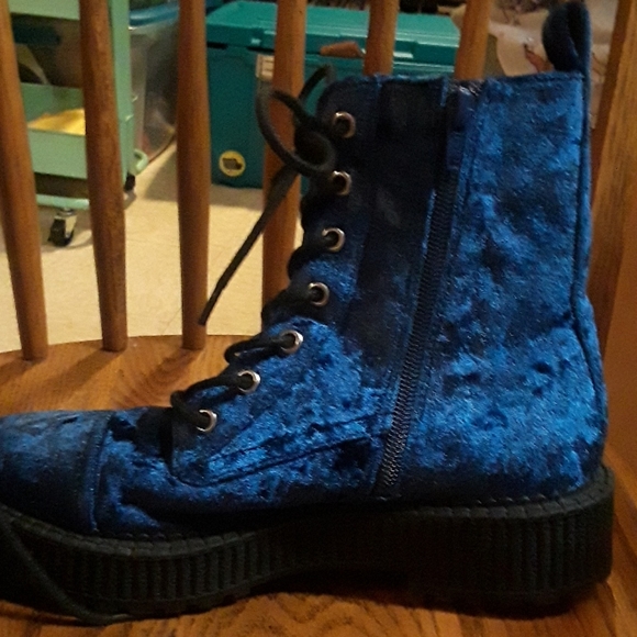 SALE Katy Perry blue boots 6.5 - Picture 7 of 7